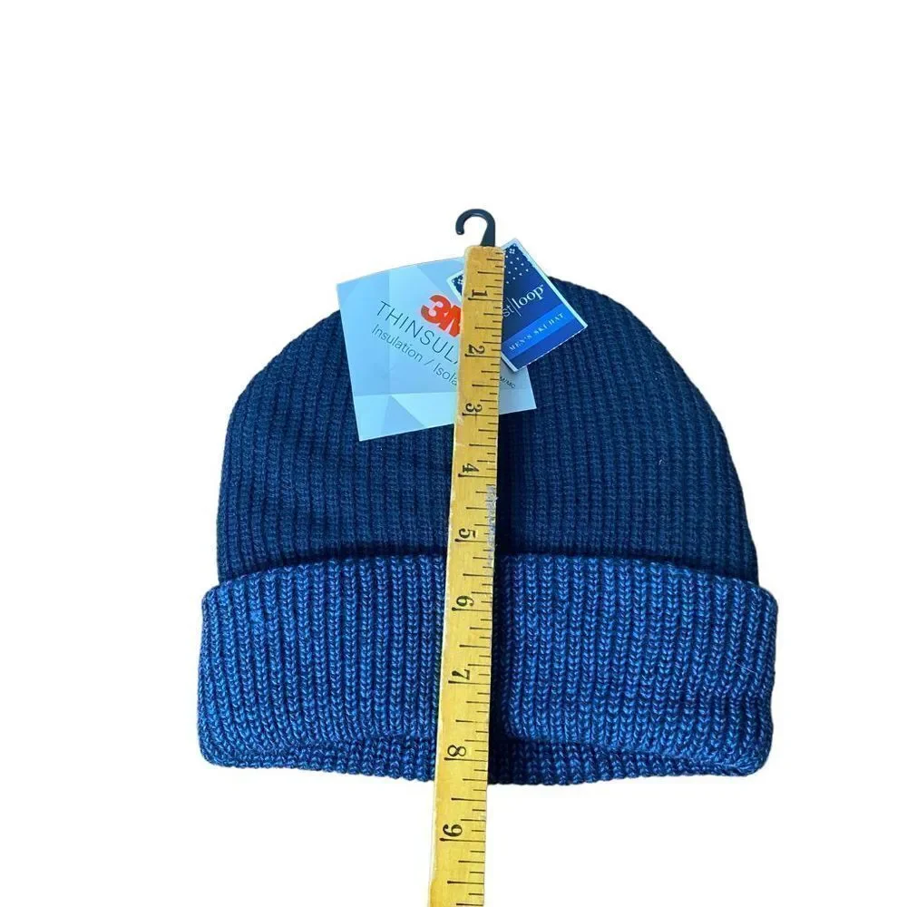 West Loop 3m thinsulate mens blue ski cap